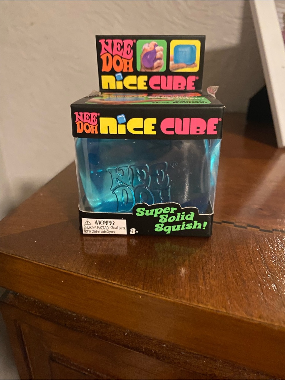 Nice Cube Super Solid Squish Toy - Blue
